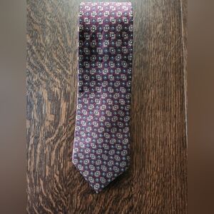 Faconnable 👔 Vintage Burgundy Silk Necktie NWT $28